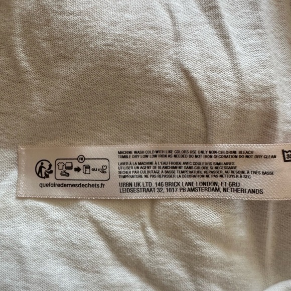 NWT FREE PEOPLE FP Movement Leg Day Tee White Medium - Picture 10 of 11